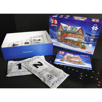 Eurographics Christmas House 3D Jigsaw Puzzle Multicolored 1100 pc - Deal of The Week