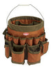 Bucket Boss Bucketeer 11 in. W X 11 in. H Polyester Bucket Organizer 56 pocket Brown 1 pc