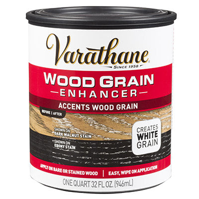Varathane Semi-Transparent White Wood Grain Enhancer 1 qt. (Pack of 2)
