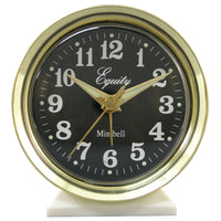 La Crosse Technology Equity 2.5 in. Black Alarm Clock Analog