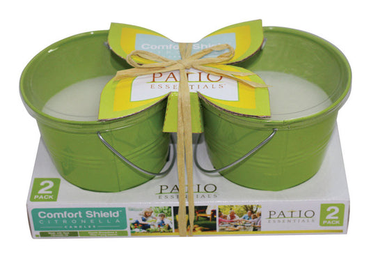 Patio Essentials Candle Bucket Wax For Mosquitoes/Other Flying Insects 10 oz. (Pack of 6)