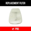 3M P95 Paint Spray and Pesticide Respirator Mask Replacement Filter 5000 White 3 pair