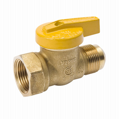 Homewerks 1/2 in. Brass FPT x Flare Gas Ball Valve