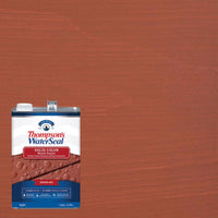 Thompson's WaterSeal Wood Sealer Solid Sedona Red Waterproofing Wood Sealer 1 gal (Pack of 4)