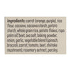 From the Ground Up Sea Salt Purple Carrot Crackers - Case of 6 - 4 OZ