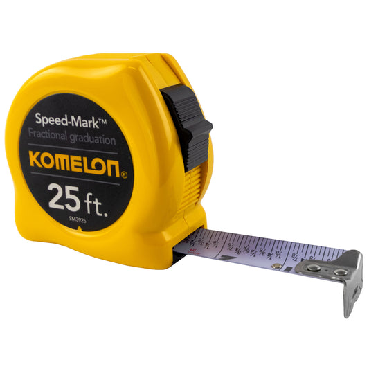Komelon Speed Mark 25 ft. L X 1 in. W Tape Measure 1 pk