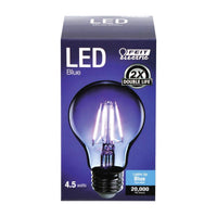 Feit A19 E26 (Medium) Filament LED Bulb Blue 30 Watt Equivalence 1 pk