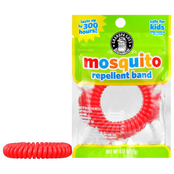 Pulsera repelente de insectos del abuelo Gus, para mosquitos, paquete de 1 (50 unidades)
