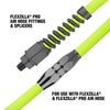Legacy Flexzilla Anodized Aircraft Aluminum Reusable Ball Swivel 1/2 in. Male X 3/8 in. Male 1 pc