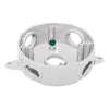 Sigma Engineered Solutions New Work 16 cu in Round Die-Cast Metal Weatherproof Box White - Open Box