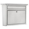 Architectural Mailboxes Maya Classic Stainless Steel Wall Mount Silver Mailbox