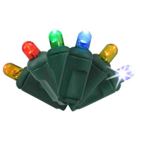 Celebrations Platinum LED Mini Multicolored 50 ct String Christmas Lights 25 ft. - Deal of The Week