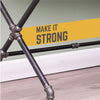 BK Products 3/4 in. FPT  x 3/4 in. Dia. FPT Black Malleable Iron Tee