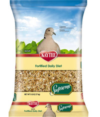 Kaytee Supreme Dove Daily Diet 5 lb | Natural Seed, Grain & Pellet Blend for Balanced Nutrition, Strength & Health
