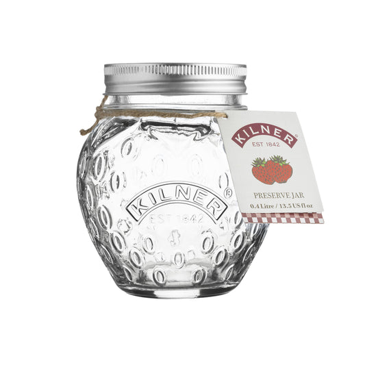 Kilner Strawberry Regular Mouth Preserve Jar 13.5 oz 1 pk (Pack of 6)