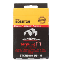 Bostitch STCR-Style 7/16 in. W X 3/8 in. L 18 Ga. Power Crown Staples 1000 pk (Pack of 5).