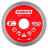 Diablo 5 in. D X 7/8 in. Diamond Masonry Cut-Off Disc 1 pk