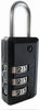 Master Lock 2.18 in. H X 13/16 in. W Steel 3-Dial Combination Padlock