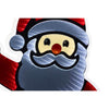 Celebrations LED Infinity Santa 30 in. Yard Decor