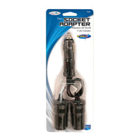 Custom Accessories 12 V Black Twin Plug Lighter Socket 1 pk