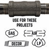 STZ Industries 3/8 in. FIP each X 3/8 in. D FIP Black Malleable Iron Union