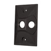 Sigma Electric Rectangle Die-Cast Metal 1 gang 4.61 in. H X 2.85 in. W Lampholder Cover