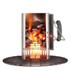 Weber Rapidfire Chimney Starter  Aluminized Steel  Heat-Resistant Handle  No Assembly Required
