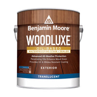 Benjamin Moore Woodluxe Transparent Bleached Gray Penetrating Oil Waterproofing Wood Stain and Seale (Pack of 4)