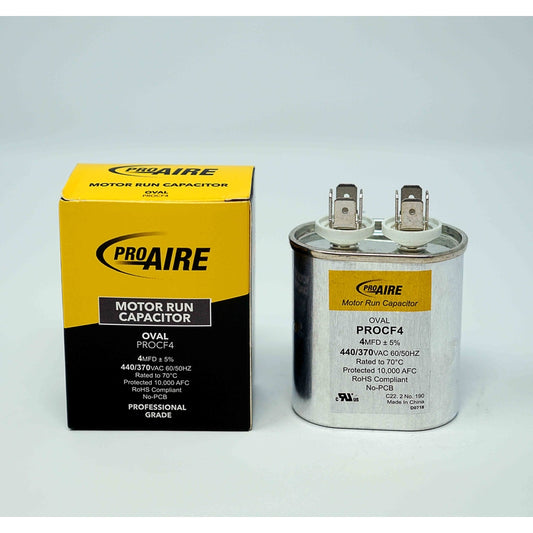 Perfect Aire ProAire 4 MFD 370 V Oval Run Capacitor