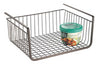 iDesign York Lyra 14.2 in. L X 12.2 in. W X 7.1 in. H Black Wire Basket