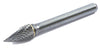 Forney 3/8 in. D X 2.5 in. L Tree Burr Tungsten Carbide 1 pc