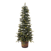 Celebrations 4 ft. Slim LED 150 ct Monterey Entrance Tree