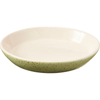 Spot Speckled Oval Stoneware Cat Dish