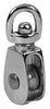 Campbell 1-1/4 in. D Nickel Zinc Single Sheave Swivel Eye Pulley