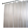 InterDesign 72 in. H x 108 in. W Frosted Eva Shower Curtain Liner Polyester (Pack of 4)