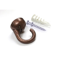 Hangman Bronze Metal Ceiling Hook 100 Lb. 1 Pk