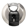 Master Lock 1-1/2 in. H X 1 in. W X 2-3/4 in. L Steel Ball Bearing Locking Disk Padlock Keyed Alike