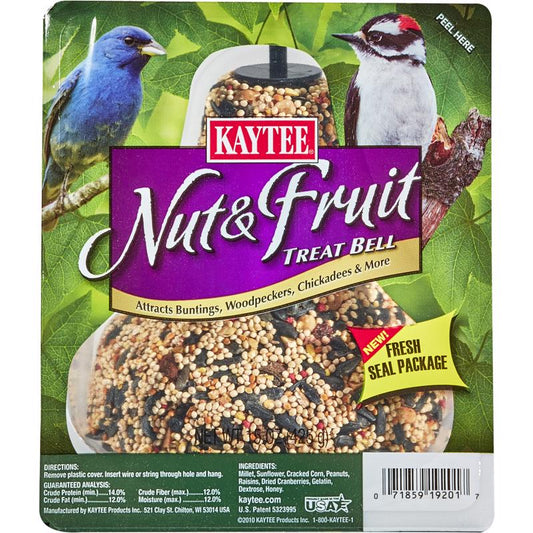 Kaytee Nut & Fruit Songbird Millet Seed Bell 15 oz