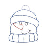 Celebrations LED Snowman Silhouette 15 in. Hanging Decor