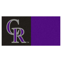 MLB - Colorado Rockies Team Carpet Tiles - 45 Sq Ft.