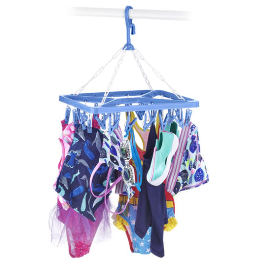 Whitmor 18.5 in. H X 11.6 in. W X 2 in. D Plastic Hanging Clothes Drying Rack