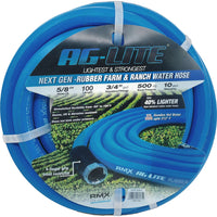 Ag-Lite  Rubber Water Hose, Blue, 5/8 X 100 ft.