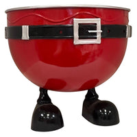 Sullivans Black/Red Santa Footed Indoor Christmas Decor 7 in. (Pack of 2)