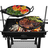 Oklahoma Joe's 19 in. Charcoal/Wood Grill Black