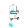 Better Living Venus 19.5 in. H X 4.5 in. W X 11 in. L Matte Black Shower Caddy