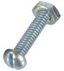 Hillman No. 10-24 x 1 in. L Slotted Round Head Zinc-Plated Steel Machine Screws 8 pk (Pack of 10)