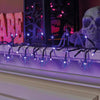 Celebrations Purple 120 ct 9 ft. LED Bat Garland Lights