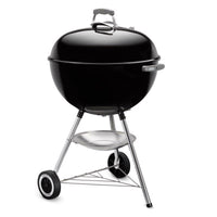 Weber Original Kettle 22" Charcoal Grill  Black  Porcelain-Enamel Lid  Rust-Resistant Easy Clean