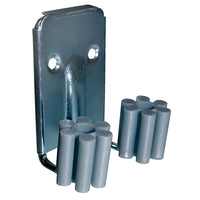 Crawford Vinyl Coated Gray Plastic/Steel Grip Clip 1/4 Frame x 0.2 L in.