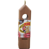 Wooden Suet Plug Feeder
